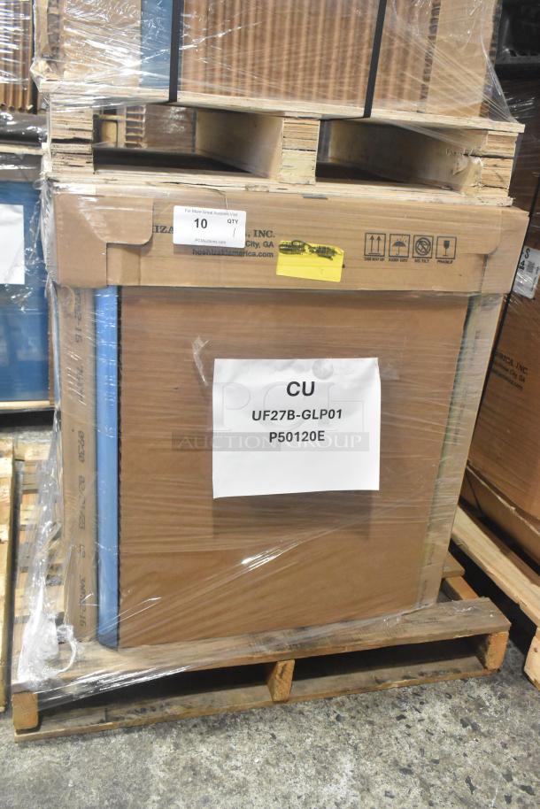 Brand new 2024 Hoshizaki UF27B-GLP01 commercial single door undercounter cooler, scratch and dent, 115V, 1 Phase.