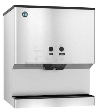 BRAND NEW 2024 Hoshizaki DM-200B Ice and Water Dispenser, 200 lbs capacity, stainless finish. Scratch and dent condition.