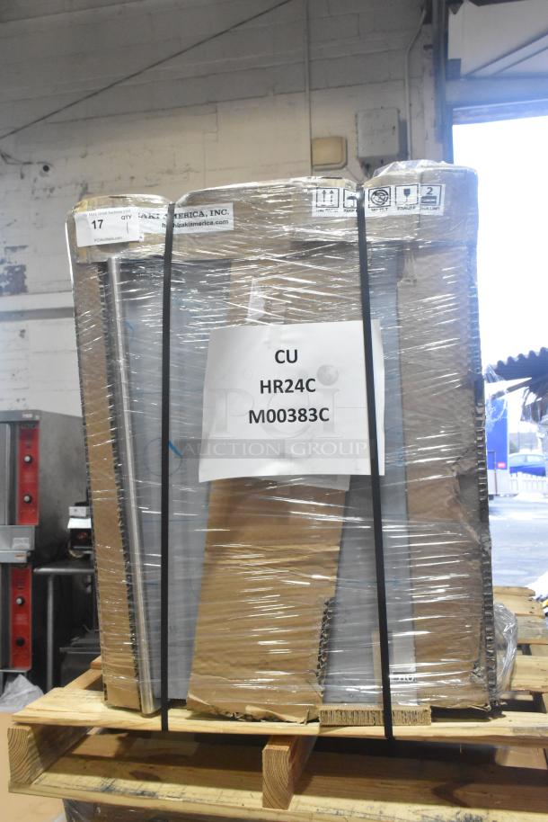 Brand new Hoshizaki HR24C commercial undercounter cooler, single door, 115V, 1 phase, scratch and dent condition, 2022 model.