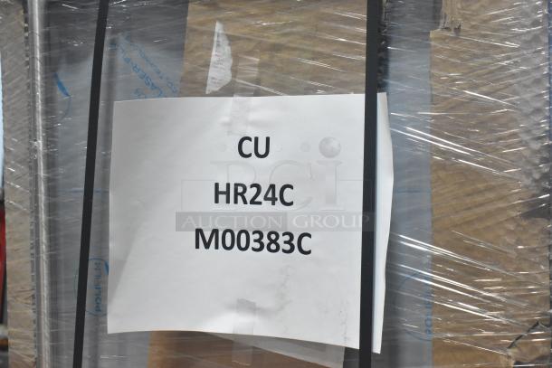 Brand new Hoshizaki HR24C commercial undercounter cooler, 115V, 1 phase, scratch and dent condition, in packaging.