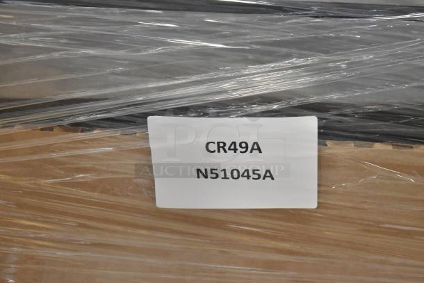 2023 Hoshizaki CR49A commercial 2-drawer chef base cooler, brand new, scratch and dent condition, model label visible.