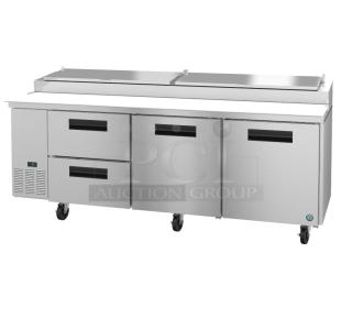 BRAND NEW Hoshizaki PR93A-D2 2025 Commercial Pizza Prep Table, scratch and dent, stainless steel, 115V, 1 phase.