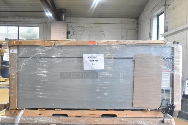 Brand new Hoshizaki PR93A-D2 commercial pizza prep table, scratch and dent, 2025 model, 115V, 1 phase, wrapped on pallet.