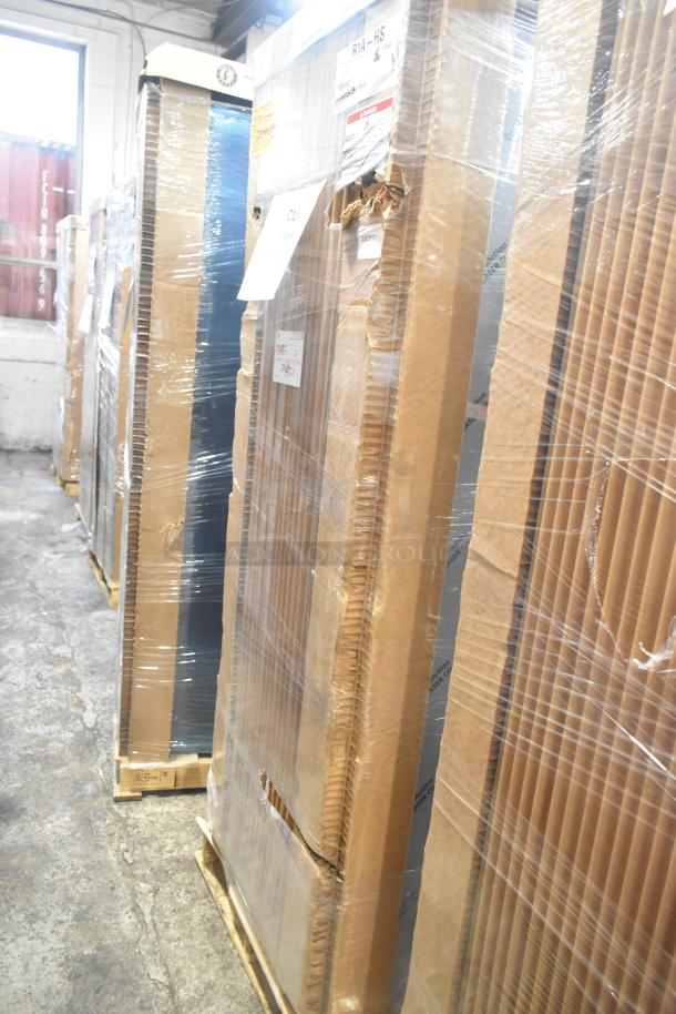 Brand new Hoshizaki R1A-HS cooler, 2023 model, 2 half doors. Scratch and dent condition, wrapped, 115V, 1 phase.