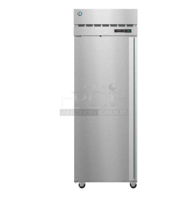 2024 Hoshizaki F1A-FSL commercial reach-in freezer, single door, stainless steel, 115V, 1 phase, new scratch and dent.