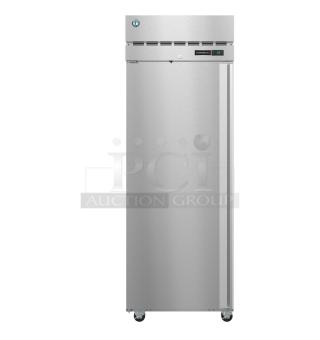2024 Hoshizaki F1A-FSL commercial reach-in freezer, single door, stainless steel, 115V, 1 phase, new scratch and dent.