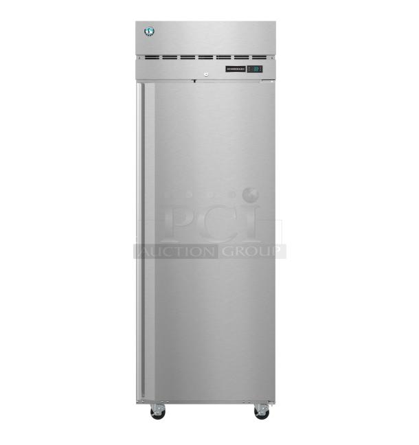 Brand new Hoshizaki F1A-FS commercial freezer, single door, 2024 model, 115 volts, 1 phase, minor scratches.