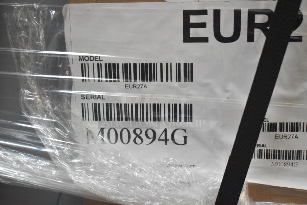 Brand new Hoshizaki EUR27A commercial undercounter cooler, scratch and dent condition, model EUR27A, serial M00894G.