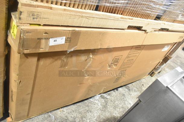 2025 Hoshizaki DD95 kegerator, brand new with scratch and dent. Box shows visible wear. 115 Volts, 1 Phase.