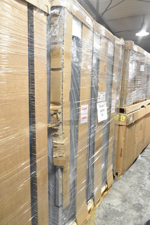 Brand new 2026 Hoshizaki RM-49-HC commercial cooler, 2-door, 115V, 1 phase, wrapped; minor scratches, original packaging.