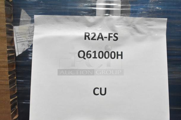 Brand new 2025 Hoshizaki R2A-FS Commercial 2 Door Reach In Cooler, 115V, 1 Phase, minor scratches and dents, model R2A-FS.