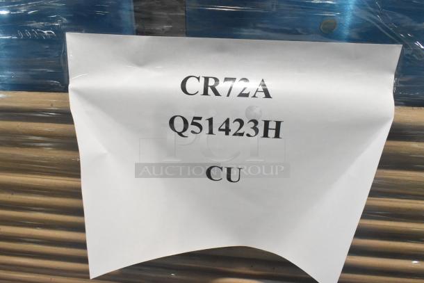 Brand new 2025 Hoshizaki R2A-FS Chef Base, 4 drawers, model CR72A. Minor scratches, 115V, 1 Phase. Label shows model and serial number.