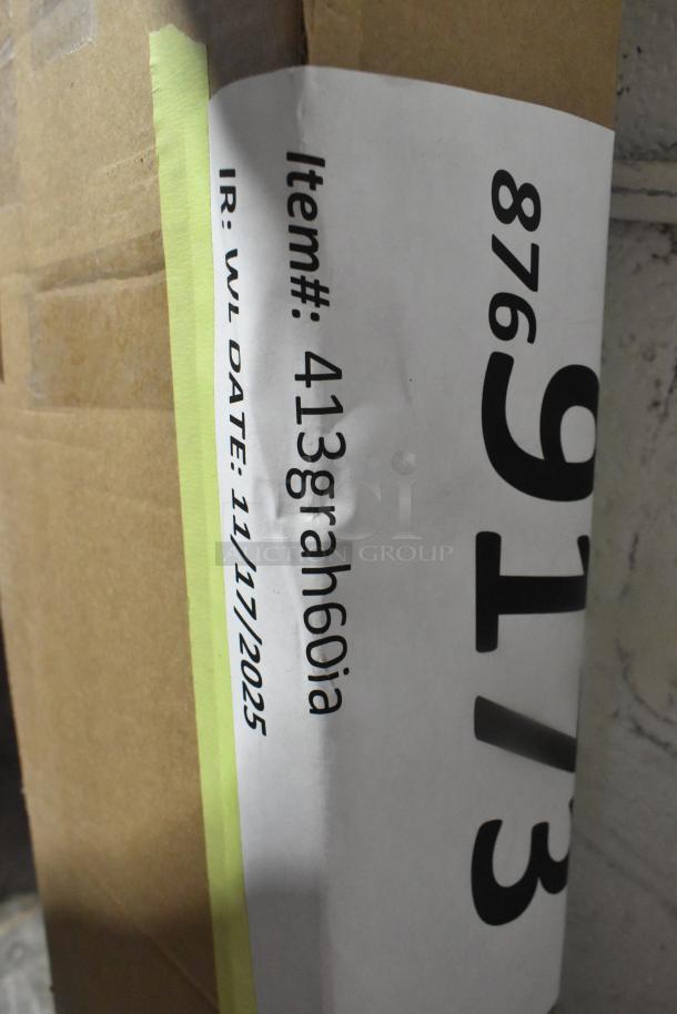 Hatco Glo-Ray Infrared Food Warmer, model 413GRAH60IA, 60", new with scratch and dent, 120V, 1 phase, infinite controls.