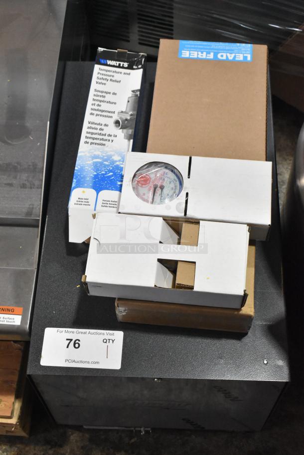 BRAND NEW Hatco C-15 Compact Booster Water Heater, 240V, 3 Phase, scratch and dent condition, shown packaged with accessories.