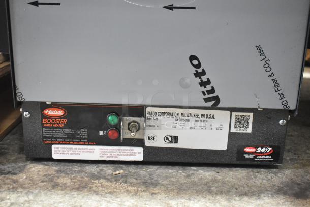 BRAND NEW SCRATCH AND DENT Hatco C-15 Compact Booster Water Heater, 240 Volts, 3 Phase, visible control panel and labels.