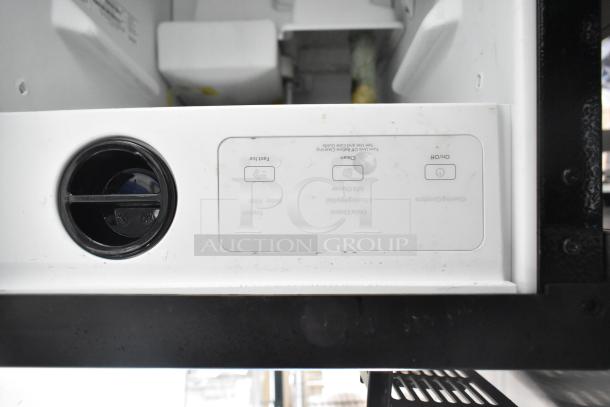 Maytag MIM1555ZRS 0 self-contained ice machine control panel, showing fast ice and clean options, 115V, 1-phase.