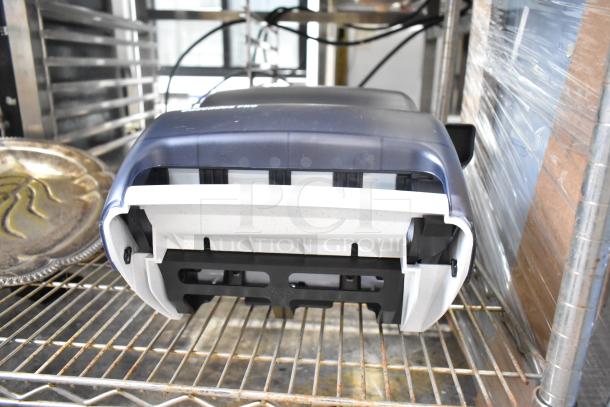 Brand new Tablecraft CRATE14 serving and display crate. Visible scratch and dent. Featured on metal rack.