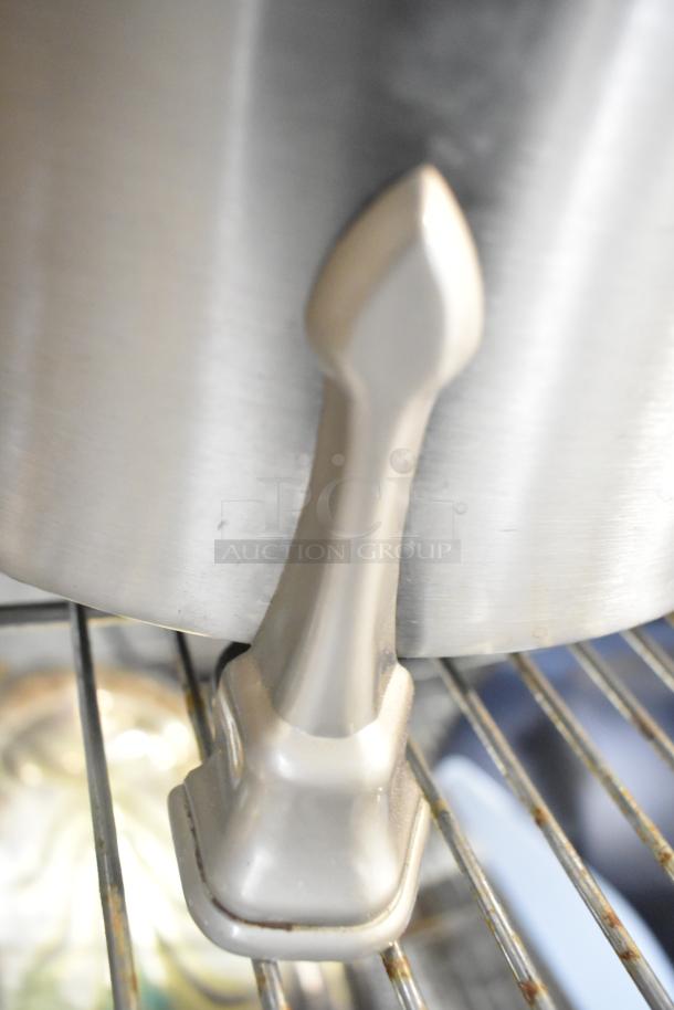 Sephra CF27 Countertop Fountain leg and base detail, stainless steel, 115V, 1 phase. Appears in good condition.