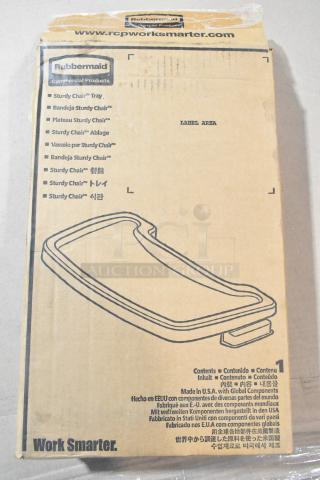 Rubbermaid Sturdy Chair Tray in original packaging, new condition with minor box wear. Made in USA.