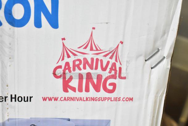 Carnival King WBM13DGT Belgian Waffle Maker, new scratch and dent, non-stick, digital timer, temp controls, 120V, 1 phase.