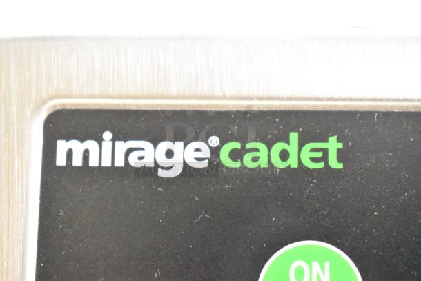 Vollrath 59300 Mirage® Cadet Induction Range label, black and green text, indicating model and brand.