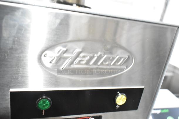 Hatco FR-9B Food Rethermalizer/Bain Marie Heater, stainless steel, 480V, 3 Phase, brand logo visible, control panel with lights.