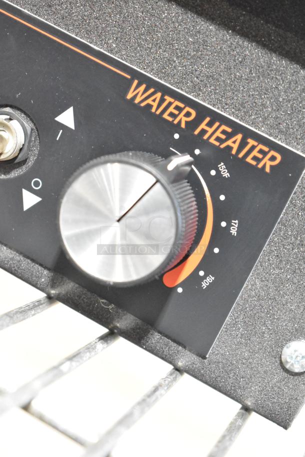 Hatco FR-9B Food Rethermalizer control panel, showing temperature dial and markings, 480V, 3-phase.