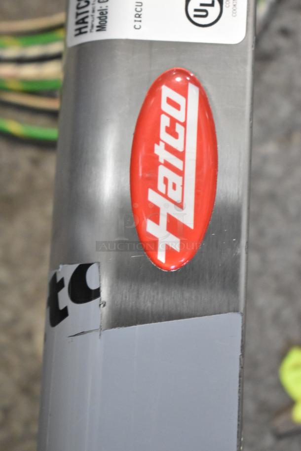 BRAND NEW Hatco GRNM-42 Heat Lamp with Tubular Metal Heater Rod, 208V, 1 Phase, minor scratches and dents visible.