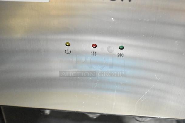 Avalon A11-CTTL countertop water cooler control panel with power, hot, and cold indicators. 115 Volts, 1 Phase.