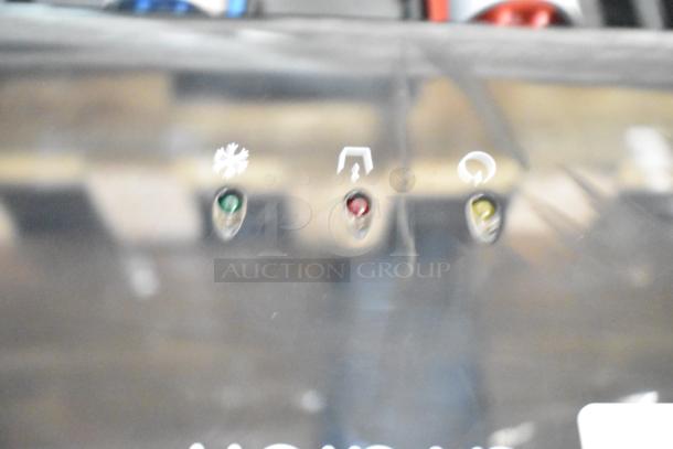 Avalon A1CTWTRCLRBLK countertop water cooler with indicators for hot, cold, room temp. 115V, 1 Phase. Ideal for home/office use.