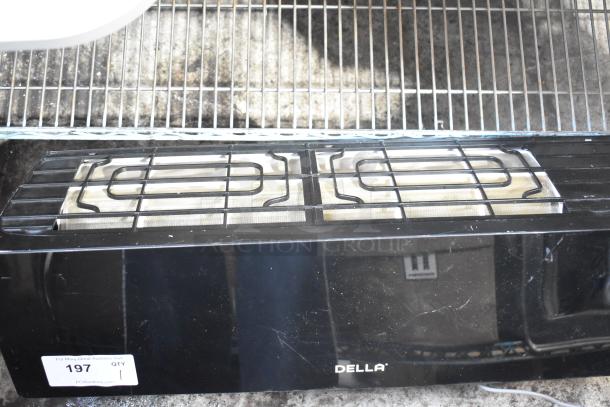 Della Split Type Air Conditioner, 100,000 BTU, 115 Volts, 1 Phase, black, visible Della logo and auction label 197.