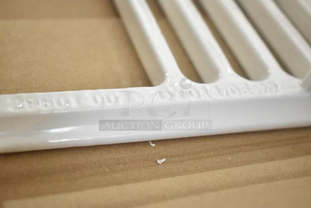 BRAND NEW SCRATCH AND DENT Zurn Elkay JP2376-T cast iron enameled grate, embossed markings, fits FD2376 floor sinks.