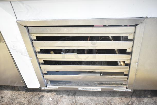 Cooltech Commercial Single Door Chef Base, stainless steel, 115 volts, 1 phase, features front ventilation grill.