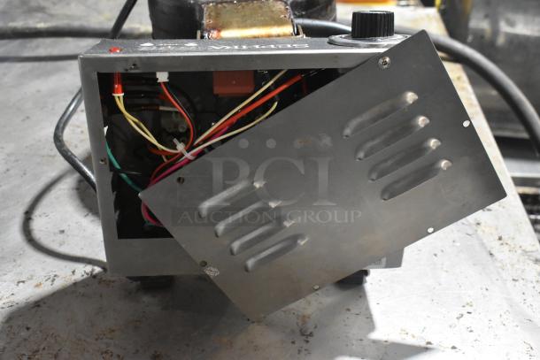 Sephra SEMANWB110V-01 countertop waffle maker, exposed wiring, metal casing open. 110-120V, 1 phase. Used condition.