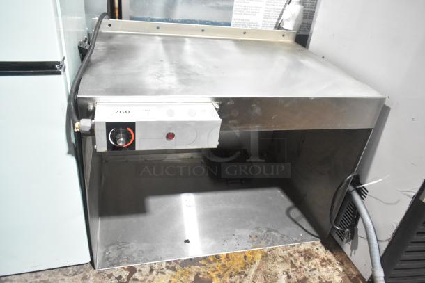 Hatco YPOP-BISHOLD-0001 countertop warmer, stainless steel, 120V, 1 phase, with adjustable control knob, used condition.