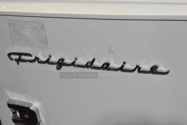 Frigidaire EFR840-MINT-6COM mini cooler with freezer, 115V, features chrome logo. Ideal for compact spaces.