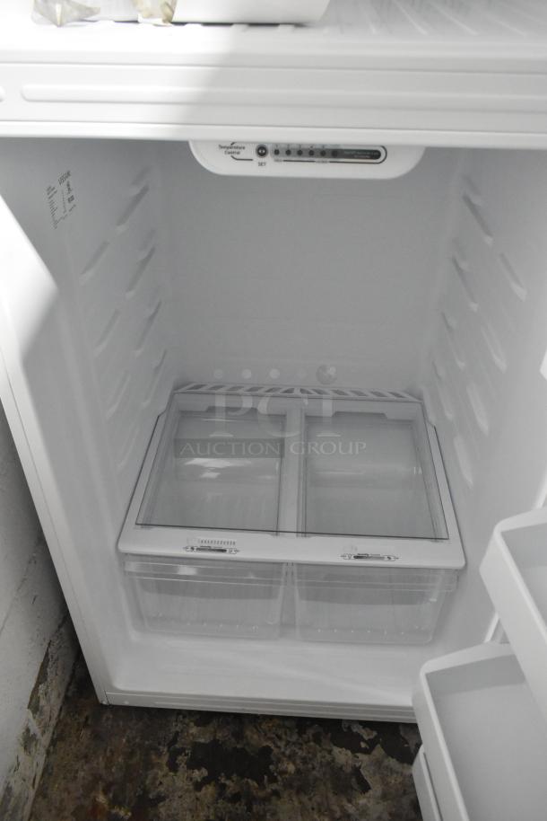 Vissani MDTF18WHR Reach In Cooler with Freezer, 115V, 1 phase, features clear drawers and temperature control panel.