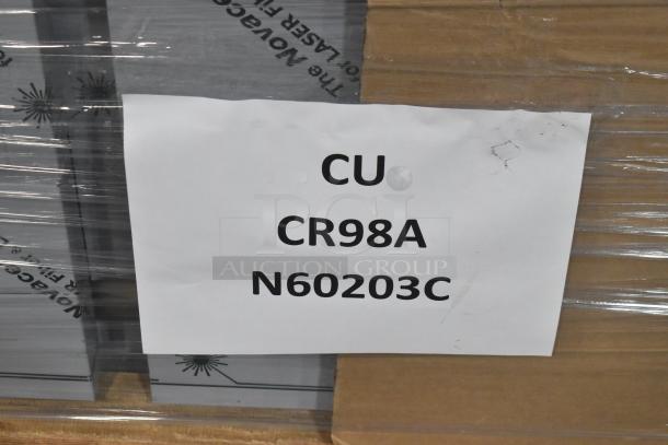 Brand new 2023 Hoshizaki CR98A Commercial Chef Base, 115 Volts, 1 Phase, scratch and dent condition, visible label.