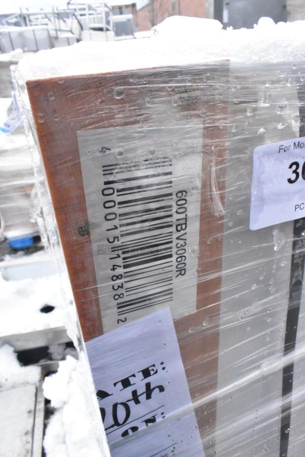 Brand new Regency 600TBV3060RF stainless steel beverage table with right sink, 6" swivel gooseneck spout, scratch and dent.