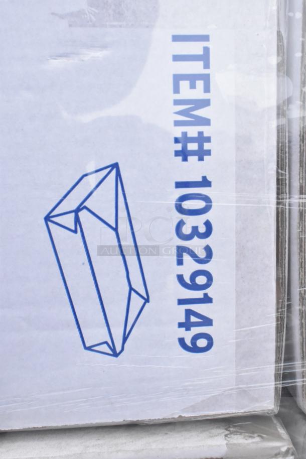 24 brand new Singer 10329149 takeout boxes, #2 fold, 7-2/4"x5-1/2"x1-7/8", scratch and dent condition. Wrapped packaging.