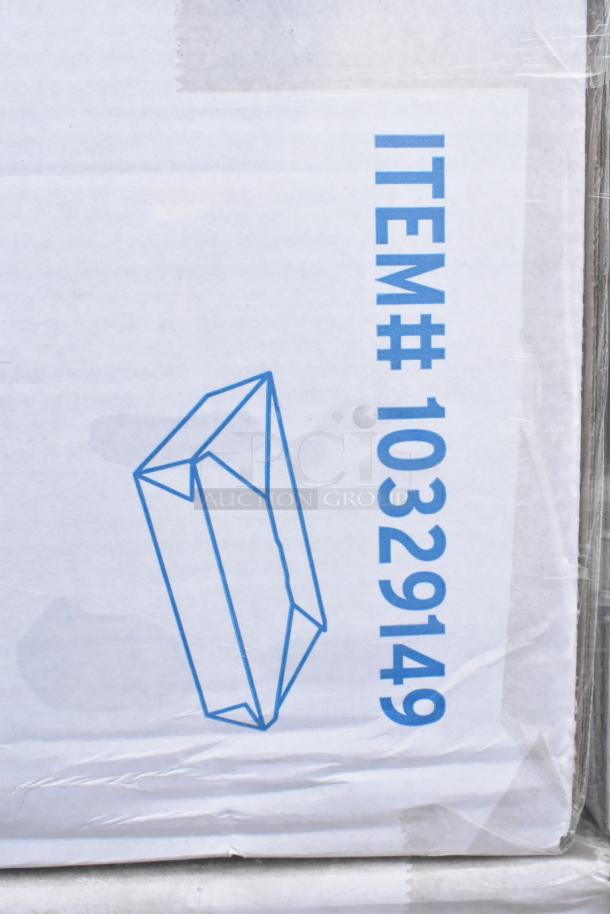 24 boxes of Singer 10329149 #2 folded takeout boxes, brand new scratch and dent, size 7-3/4"x5-1/2"x1-7/8".