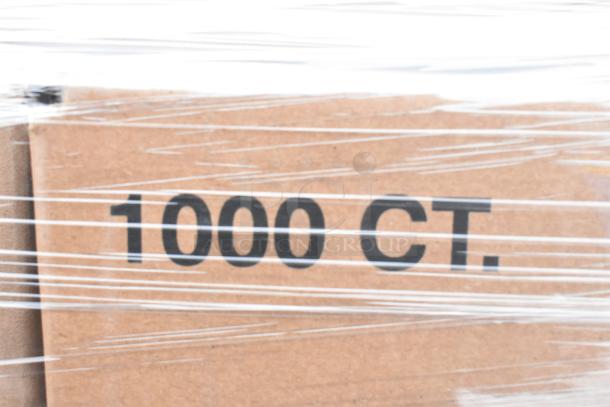 37 brand new boxes of Chinet products including StrongHolder trays and Vines plates wrapped in clear plastic, labeled "1000 CT."