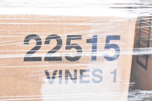 37 new boxes of Chinet products, including StrongHolder food trays and Vines paper plates, visible label: 22515 Vines 1.