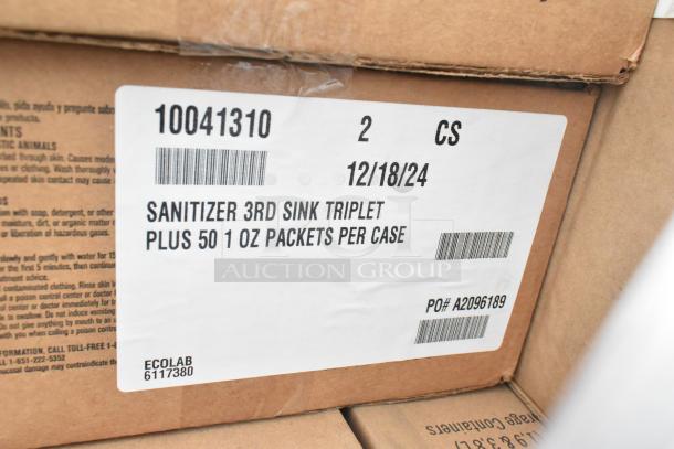 68 new scratch and dent items with Americare containers, WinCup lids, World Centric knives, digital timer, Cambro shelf, Ecolab sanitizer.