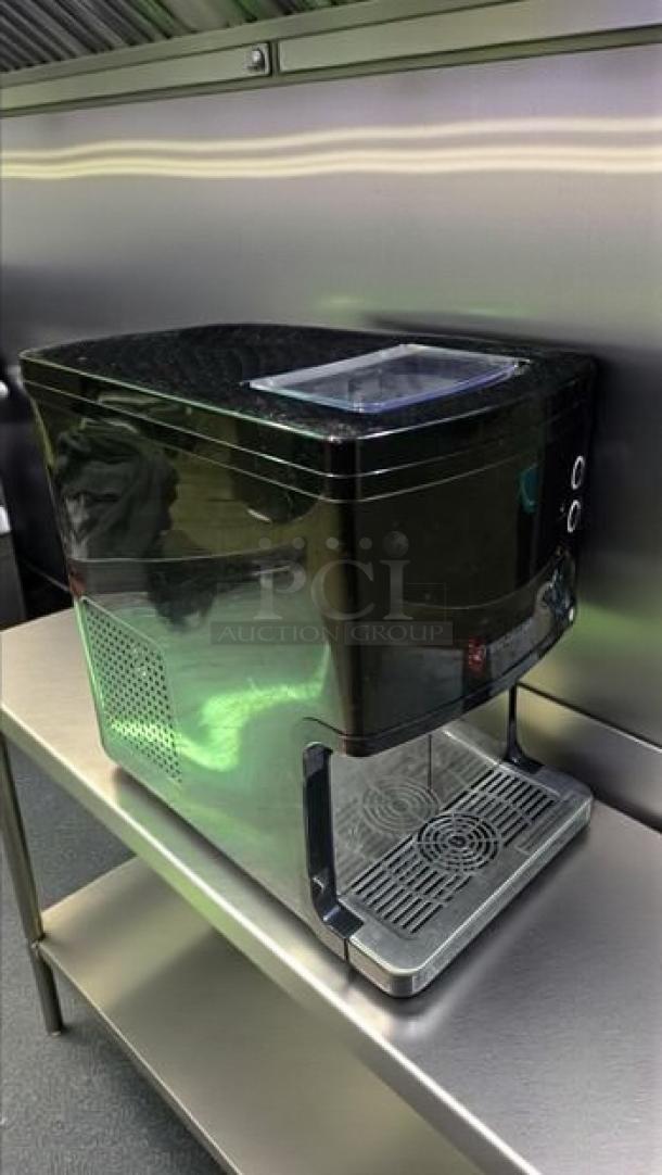 Freezimer Countertop Nugget Ice Maker, Wi-Fi enabled, black, excellent condition, fully tested, 40 lbs/day capacity.