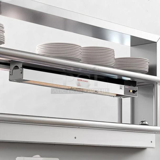 Brand new ServIt 36" Single Strip Warmer, Model 423SWT36, 120V, 850W. Toggle control. Factory sealed condition.