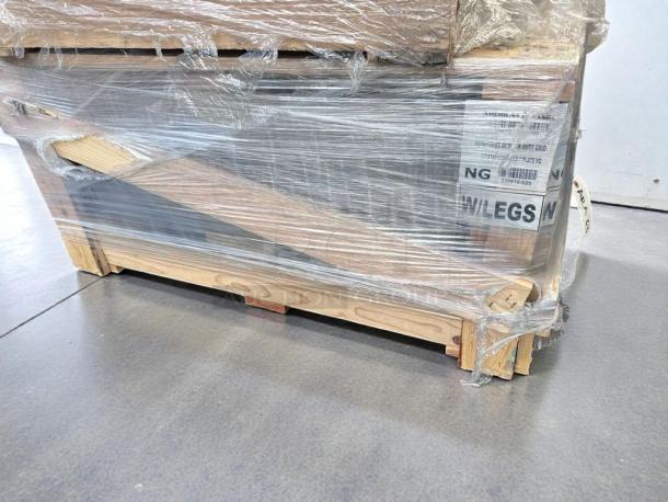 Brand new American Range 36" thermostatic gas griddle, model ARTG-36-24, scratch and dent, in original packaging.