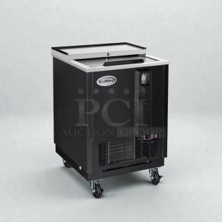 Brand new KoolMore KM-BOC25-BK 25 in. commercial bottle cooler, 5 cu. ft., built-in opener, ETL listed, premium condition.