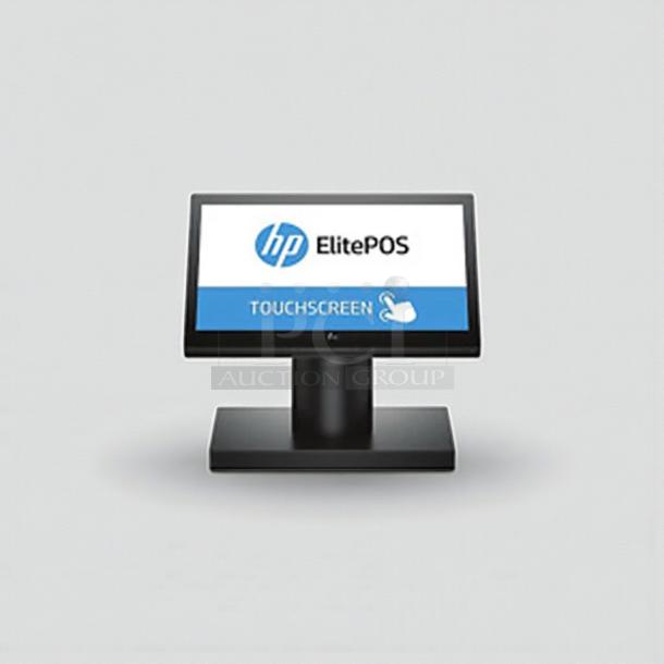 Brand new HP Engage One AIO POS System Model 145, commercial touchscreen, UL Listed, in original box.