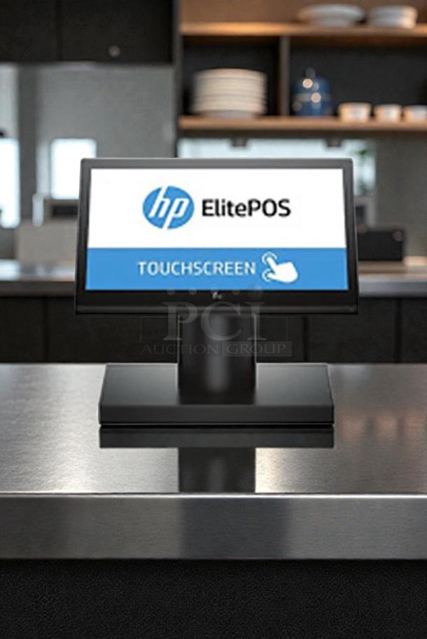 Brand new HP Engage One Model 145 POS system, touchscreen, UL Listed, in original box, premium condition.